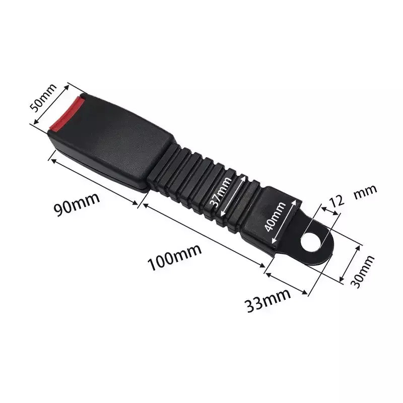 Extensores de cinto de segurança do carro extensor de cinto de segurança fivela de assento cintos de automóvel extensão conector acessórios interiores