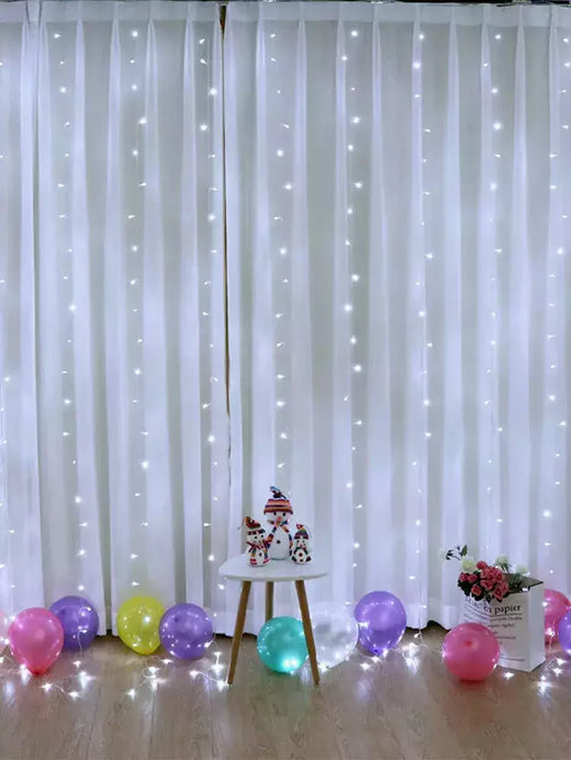 6x3m/3x3m grinalda na cortina festão de alimentação usb (com controle remoto) guirlanda de ano novo luzes led decoração de natal