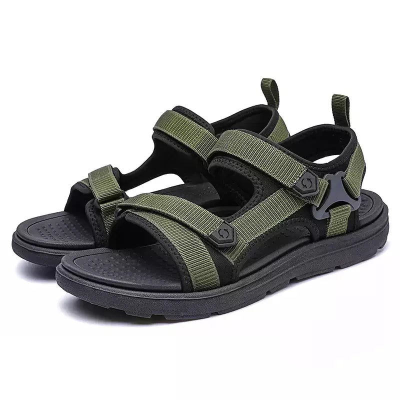 Sandálias leves masculinas, lazer, praia, férias, sapatos ao ar livre, confortável, casual, moda, novo, verão