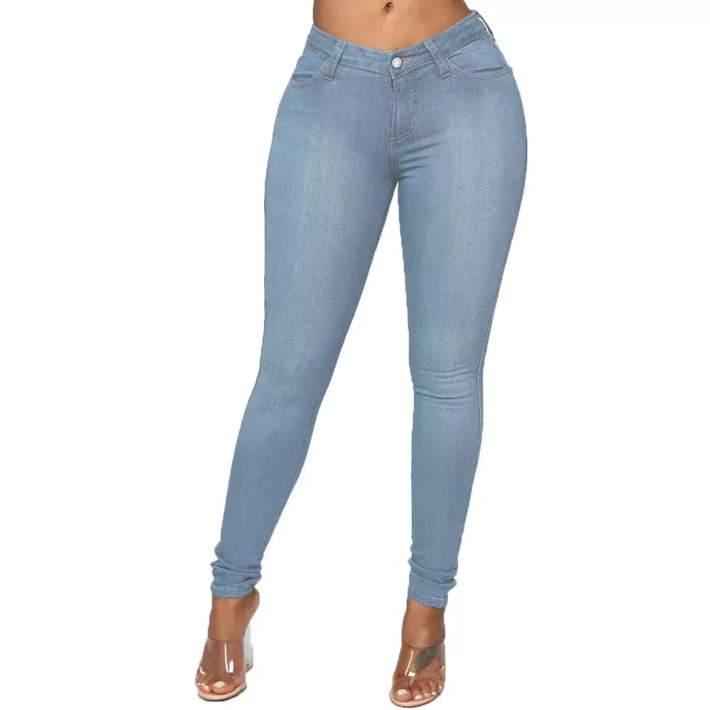 EOTVOT-Jeans De Cintura Alta Para Mulheres, Calças De Comprimento Do Tornozelo, Reta E Simples, Streetwear De Escritório, Moda Coreana, Y2K