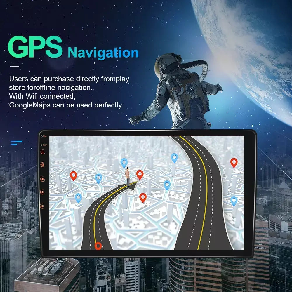 Podofo android 12 rádio do carro androidauto carplay 2 din gps áudio do carro 7 "/9"/10 "wifi bt reprodutor multimídia automotivo para vw ford