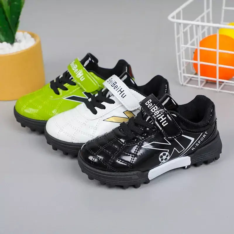 Chuteiras de futebol para crianças 2024 novas crianças chuteiras de futebol moda sapatos de futebol de solo firme