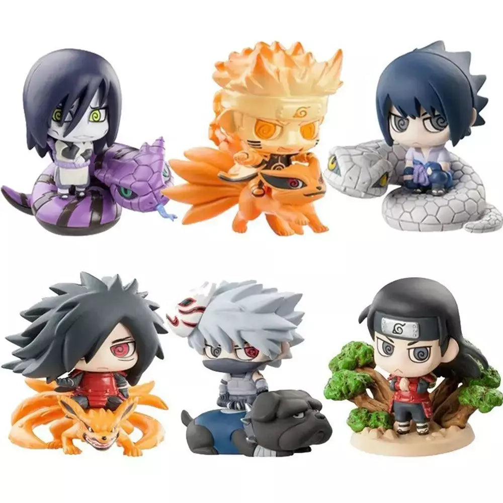 Quente naruto shippuden anime figura modelo sasuke kakashi gaara estatueta de ação estátua pvc brinquedo colecionável boneca crianças presentes