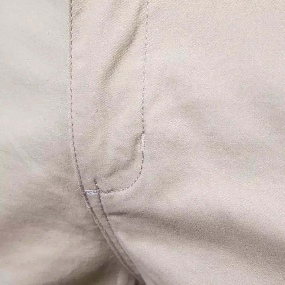 Calça curta de cintura elástica masculina, 100% algodão, monocromática, casual, de negócios, social, alta qualidade, nova, verão 2022