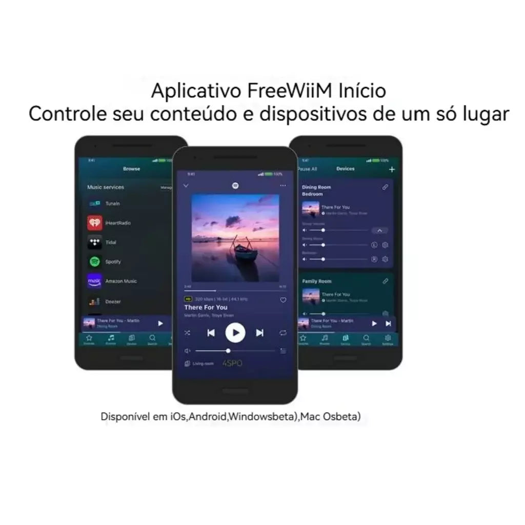WiiM Pro Plus Streamer de música sem fio de alto desempenho - Bluetooth 5.2, Wi - Fi 6, Áudio sem perdas para sistemas Hi - Fi.
