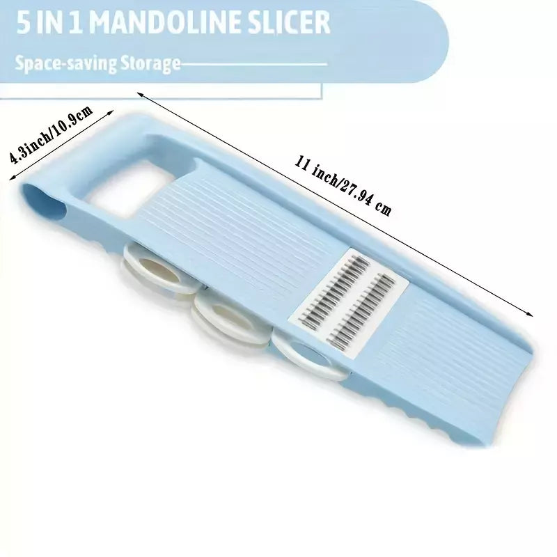 Chopper Vegetal Multi-Funcional, Chopper de Cebola, Fatiador de Mandolina Cozinha, Cortador Veggie Dicer, 5 em 1
