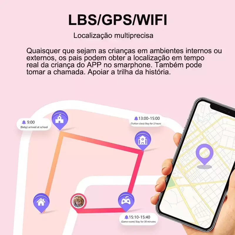 Lt21 4g relógio inteligente crianças gps wifi chamada de vídeo sos ip67 à prova dip67 água criança smartwatch câmera monitor rastreador localização telefone relógio