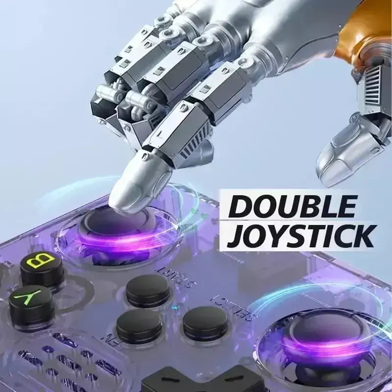 R36s console de jogos portátil, tela ips de 3.5 espaços, 128g, clássico, retrô, sistema arkos, portátil, bolso, reprodutor de videogame