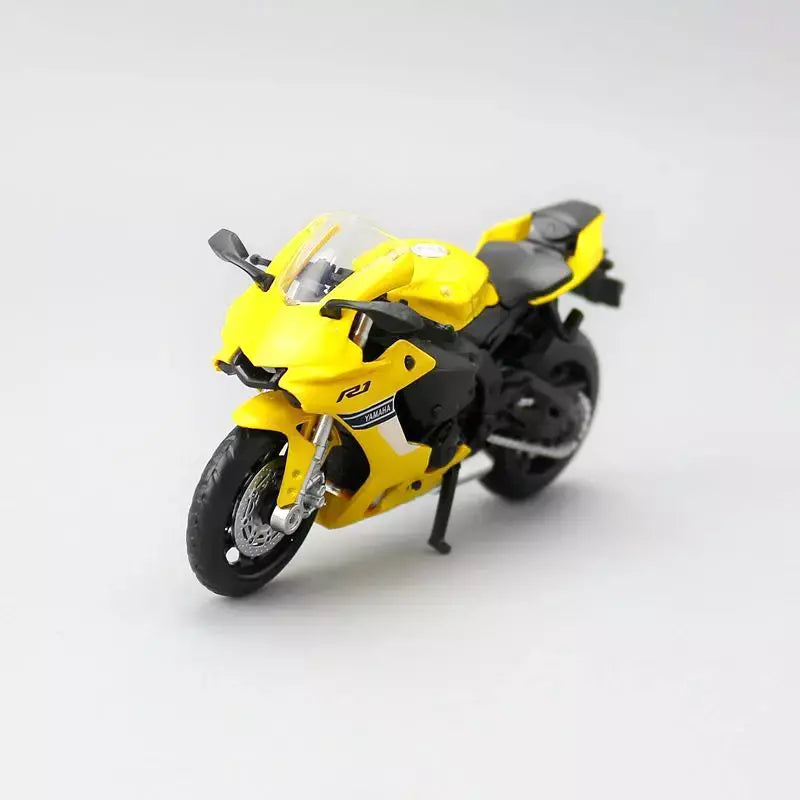 Motocicleta liga e plástico modelo brinquedo, Caipo GSX-R1000 YZF-R1 Vespa 200, 1:18