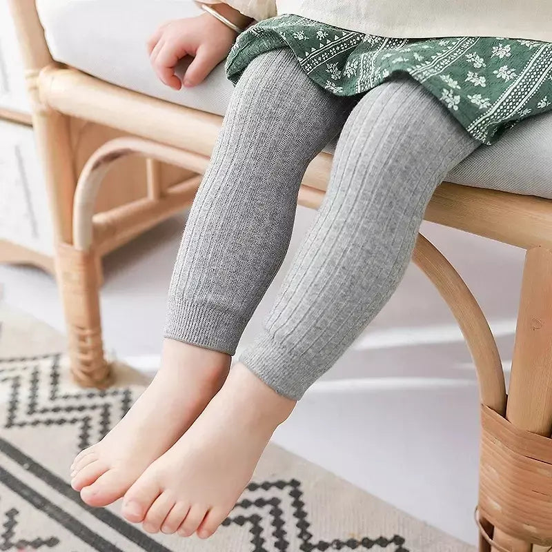 Primavera outono bebê meninos meninas calças recém-nascidos menina leggings collants algodão estiramento crianças calças de tricô para 0 a 6 anos