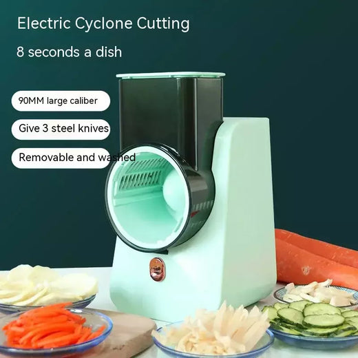 Cortador Vegetal Elétrico Multifuncional, Trituração de Tambor, Automático, Multiuso, Doméstico, Cozinha