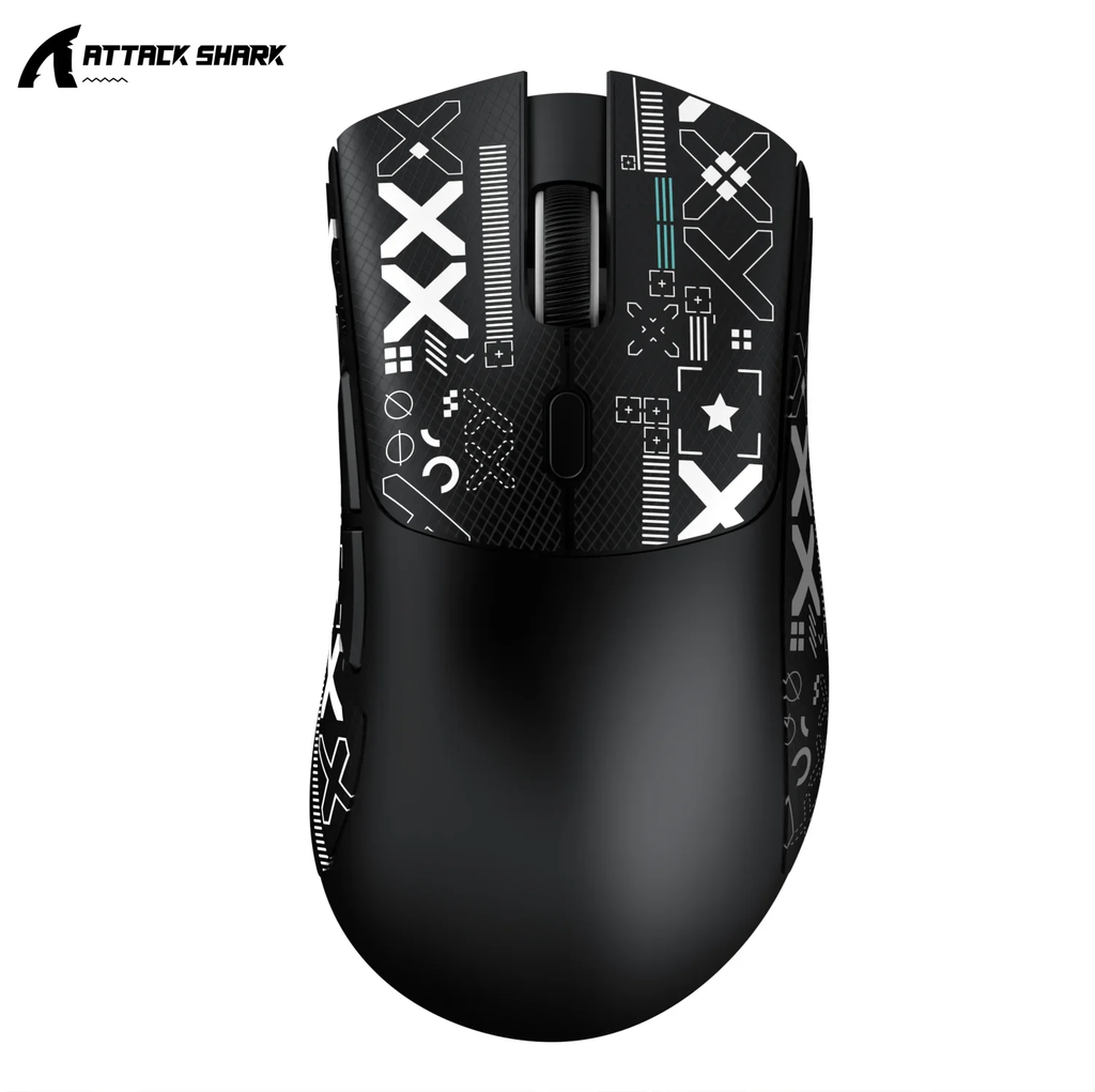 Attack Shark X11/X6/X3/R1 RGB Mouse Gamer Sem Fio, Conectividade Tri-Mode Bluetooth, Leve e Ergonômico para VALORANT e FPS
