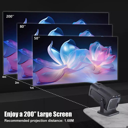 Magcubic android 11 390ansi hy320 projetor 4k nativo 1080p duplo wifi6 bt5.0 cinema ao ar livre projetor portátil atualizado hy300