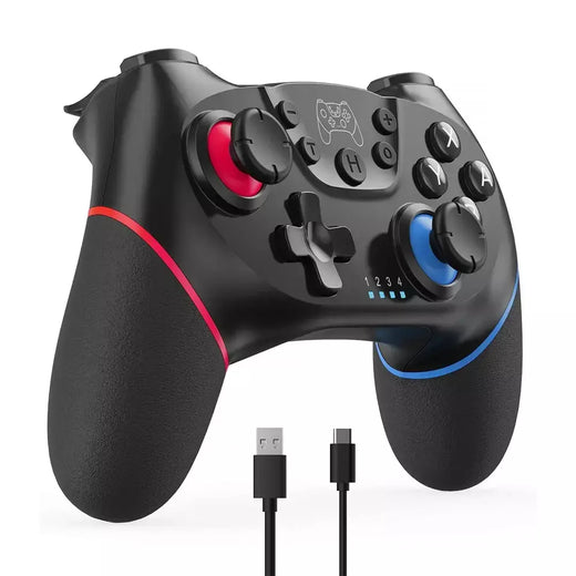 Controlador sem fio compatível com bluetooth para ns/ns lite/ns console oled gamepad android telefone pc joystick controle com 6 eixos