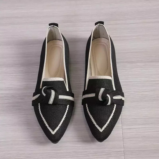 Sapato feminino de salto baixo, sapatilha de balé, dedo apontado, descalço, casual, marca de luxo, mulher, novo em borboleta