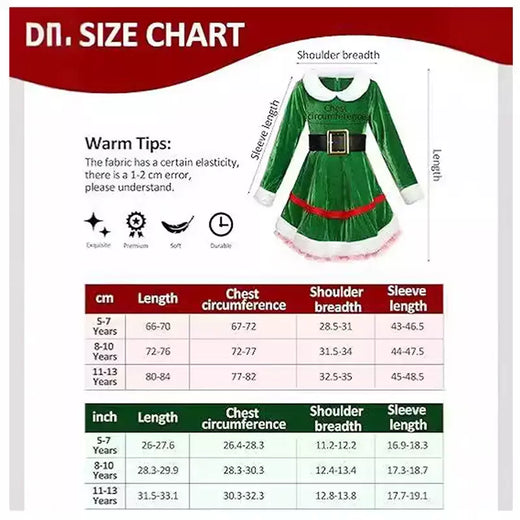 Traje de papai noel vestido de elfo de natal roupa feminina veludo festa cosplay vestidos verdes com chapéu meias cinto e sapatos terno