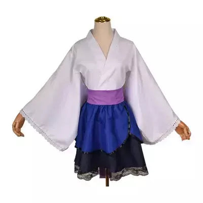 Anime shippuden uzumaki cosplay traje sexo réversão quimono lolita vestido meninas feminino japão estilo vestidos
