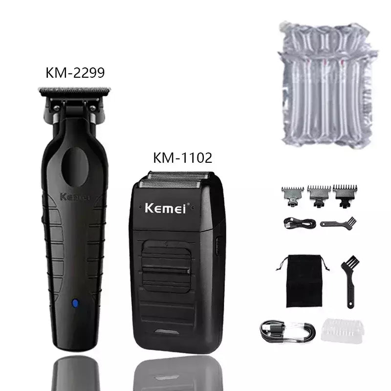 Kemei-KM-2299 Aparador De Cabelo Para Homens, Haircut Machine, Hair Clipper, Cortador Profissional, Máquina De Corte