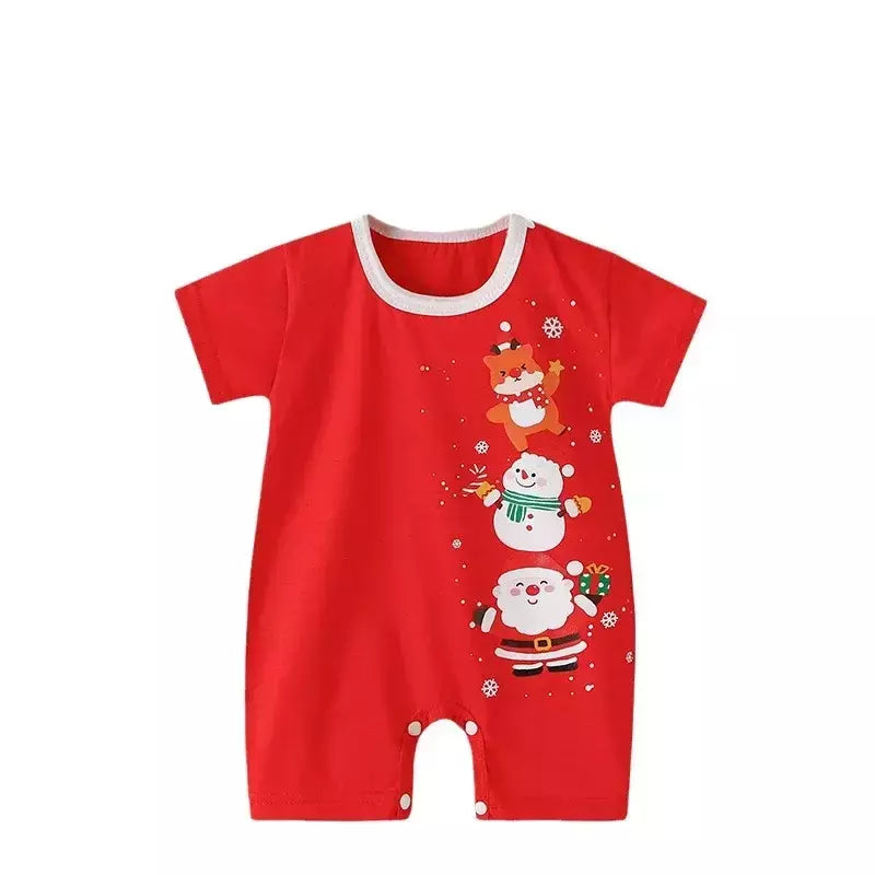 Macacão fino dos desenhos animados para bebês meninos e meninas, macacão de manga curta, macacão infantil recém-nascido, traje de verão, novo, 0-2 anos