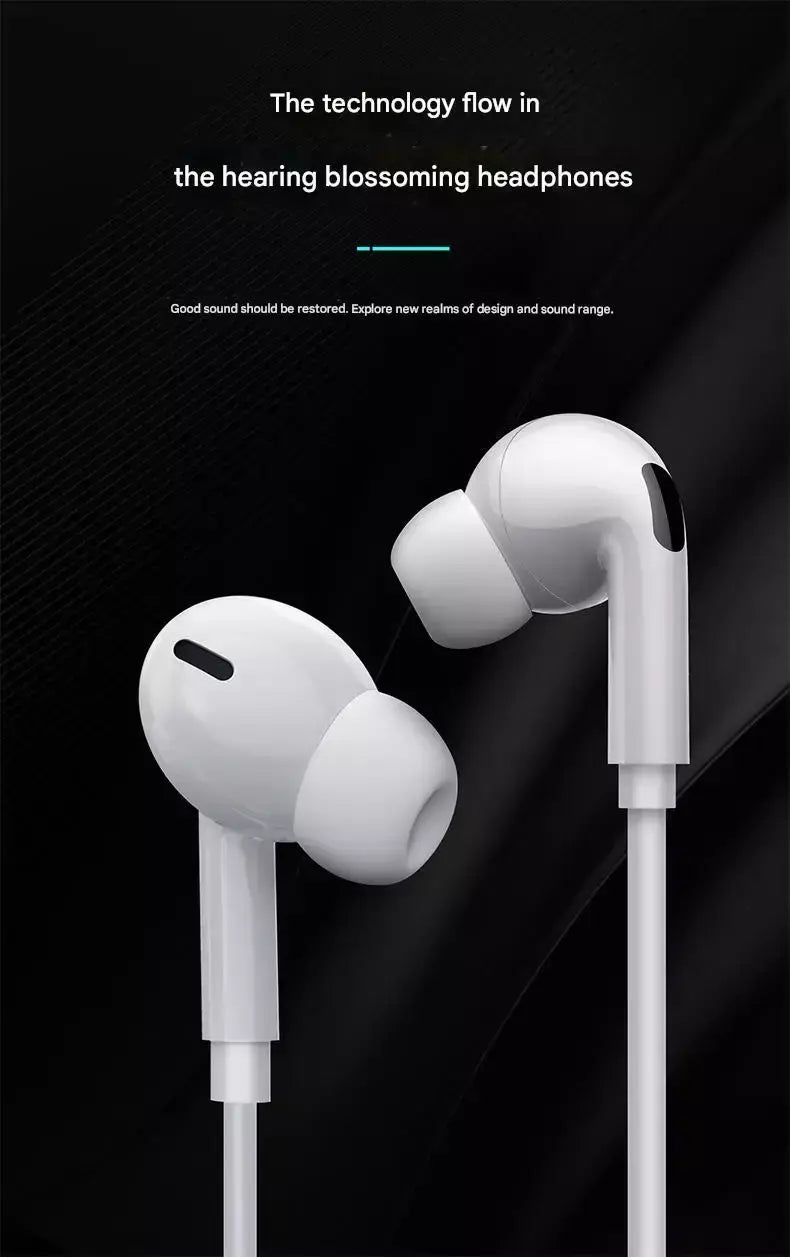 Fones de ouvido com fio originais para apple iphone 17 16 15 pro max 14 13 12 11 xs xr tipo c relâmpago fones de ouvido intra-auriculares de 3.5mm