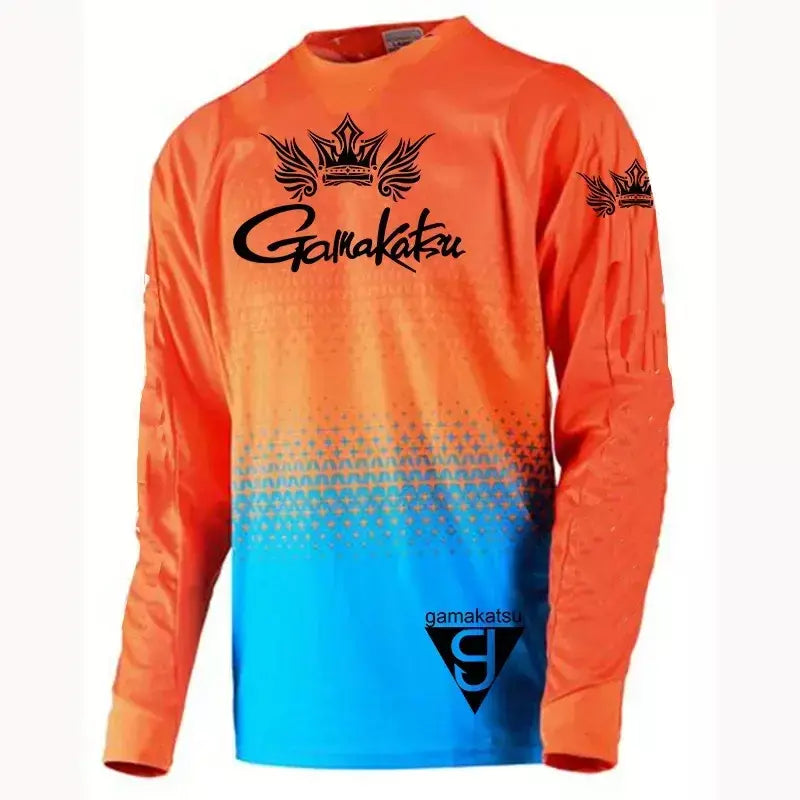 Manga Longa Anti-UV Proteção Solar Camiseta, Respirável Vestuário de Pesca, Secagem Rápida Roupas, Xs-5XL, Verão, Outono, Inverno