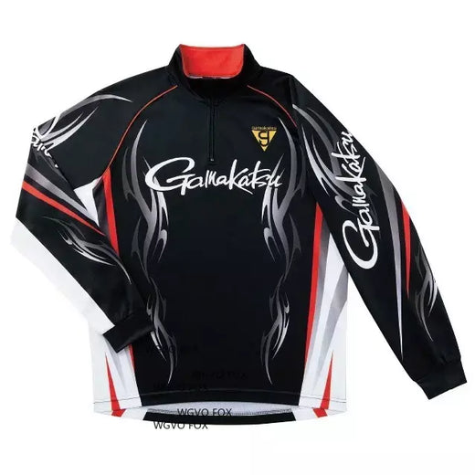 Manga longa gola roupas de pesca ciclismo ao ar livre proteção solar secagem rápida camisas de seda gelo