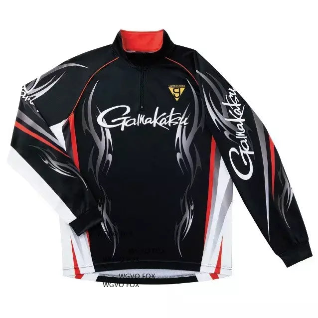 Manga longa gola roupas de pesca ciclismo ao ar livre proteção solar secagem rápida camisas de seda gelo