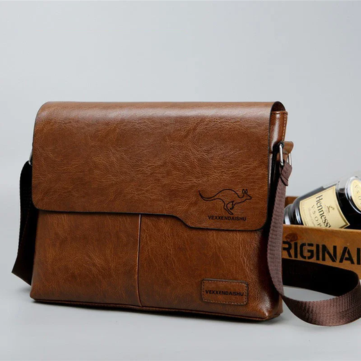 Bolsa de ombro de couro para homens Bolsa de negócios Bolsa mensageiro Bolsa lateral grande, bolsa crossbody, marca de luxo, moda, IPAD