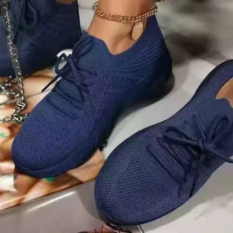 Sapatos esportivos casuais vermelhos para mulheres conforto malha tênis luz tênis feminino 2025 novo plus size 43 estudante sapato vulcanizado