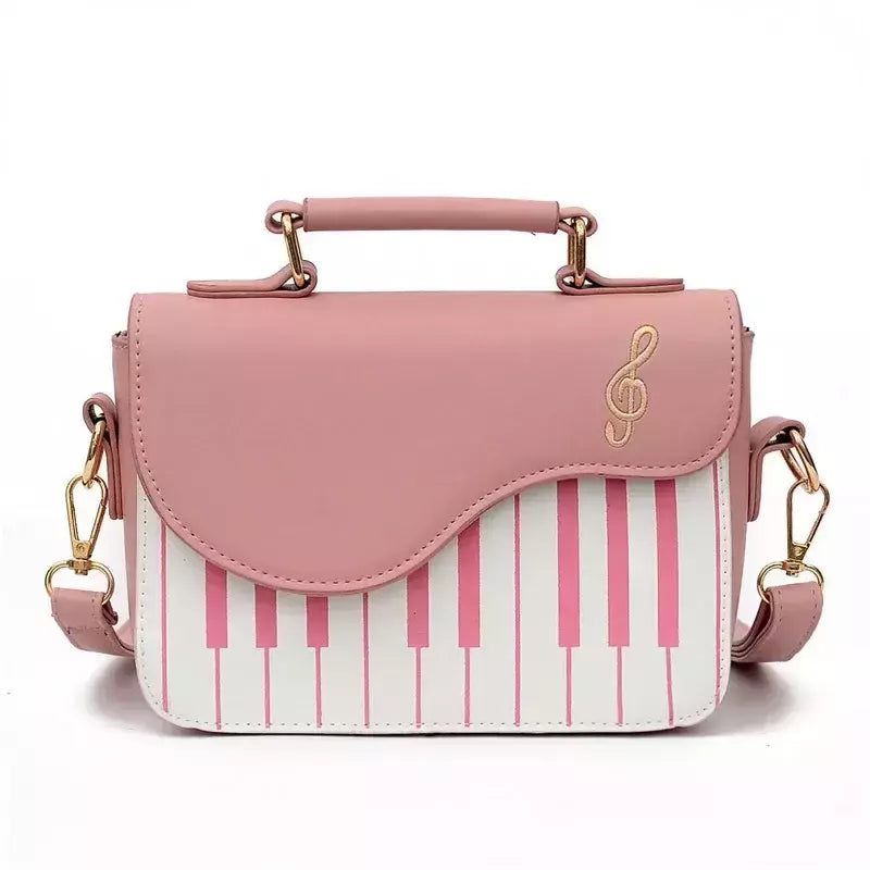 Coreano Piano Design Mulheres Sacos De Ombro PU Couro Messenger Bag Bolsa Moda Corssbody Bag Bolsa De Bolso Moeda Pacote