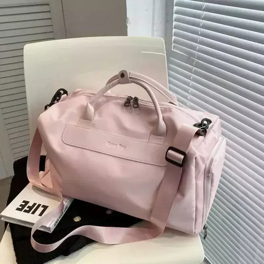 Crosss-border Sports Yoga Fitness Bag para mulheres, separação seca e úmida, natação grande capacidade, lazer Short Trip Bag, Bagagem Bag, 2024Cross-border