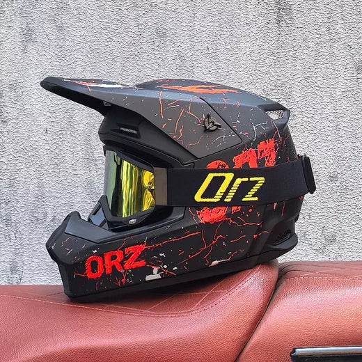 Capacete de motocicleta de corrida off road bicicleta speed drop DH capacete completo de rally capacete off-road