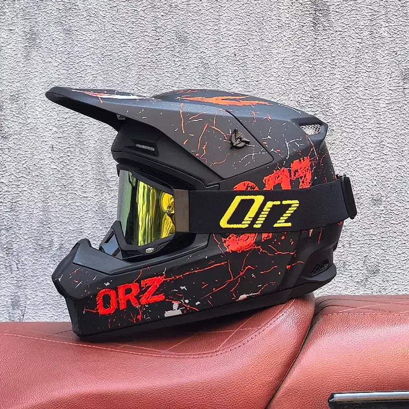 Capacete de motocicleta de corrida off road bicicleta speed drop DH capacete completo de rally capacete off-road