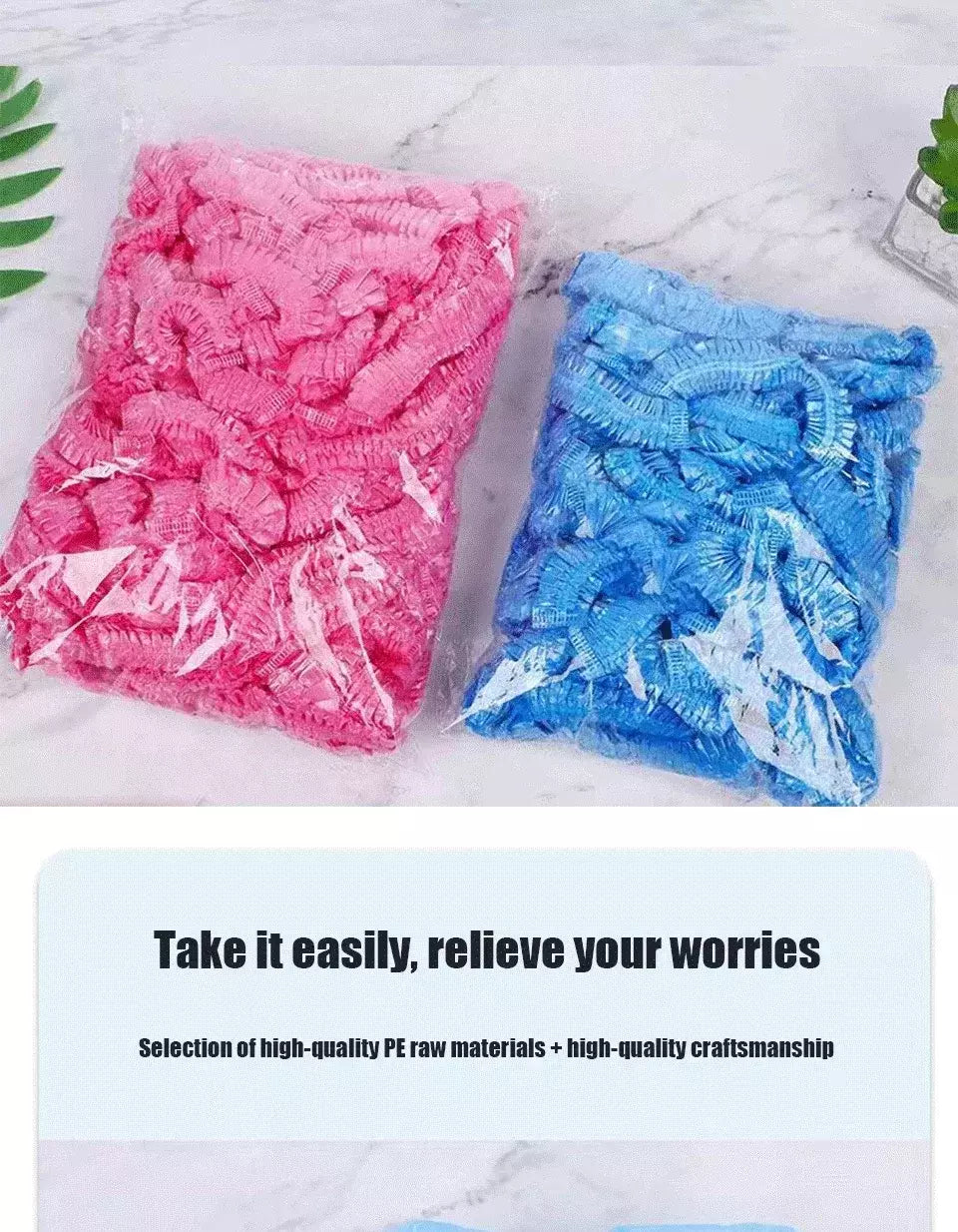 À Prova de Água Chuveiro Cap para Banheiro, Pink Bath Hat, Salão de Beleza e Hotel Suprimentos, Miss Sauna Acessórios, Tintura De Cabelo, 100 Pçs/set