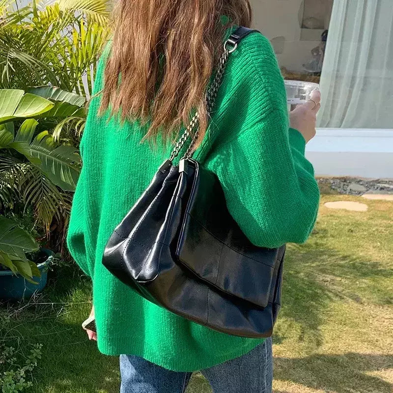 Pu Bolsa de Ombro de Couro para Mulheres, Messenger Bags, Crossbody Bag, Grande Capacidade, Alta Qualidade, Luxo, Designer, Senhoras, Feminino, Moda, Novo