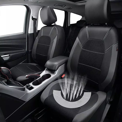 9 peças/set capa de assento de carro couro respirável tecido universal couro do plutônio almofada do assento dianteiro e traseiro assento completo proteger