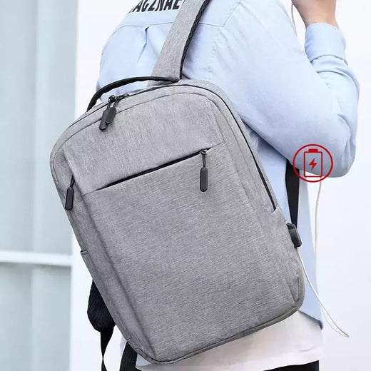 Mochila multifuncional de grande capacidade para laptop, carregamento USB, mochilas de escola de informática, bolsa impermeável Oxford para homens, viagem, masculina