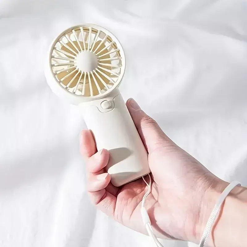 Mini ventilador portátil leve ventilador de mão aa ventilador de refrigeração a pilhas para escritório ao ar livre viagem acampamento