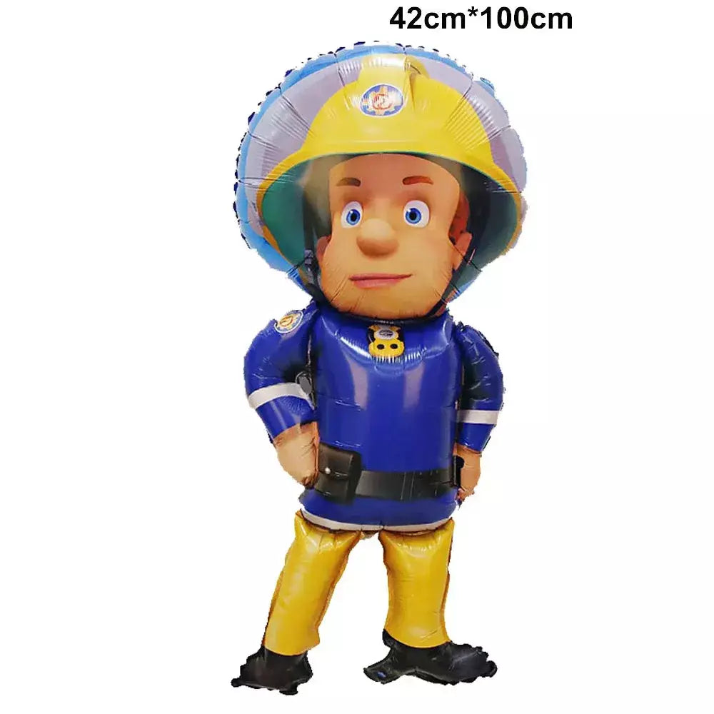 Conjunto de fantasia de bombeiro, chapéus e coletes, suprimentos para festa temática de bombeiro, fantasia para crianças, aniversário, dia das bruxas, vestido, suprimentos para festa