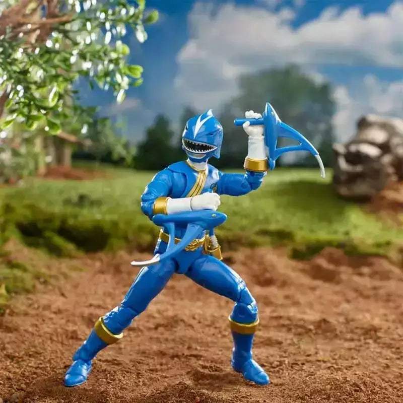 Hasbro power rangers relâmpago coleção dino trovão amarelo ranger/lost galaxy verde/força selvagem azul figura de ação modelo presentes
