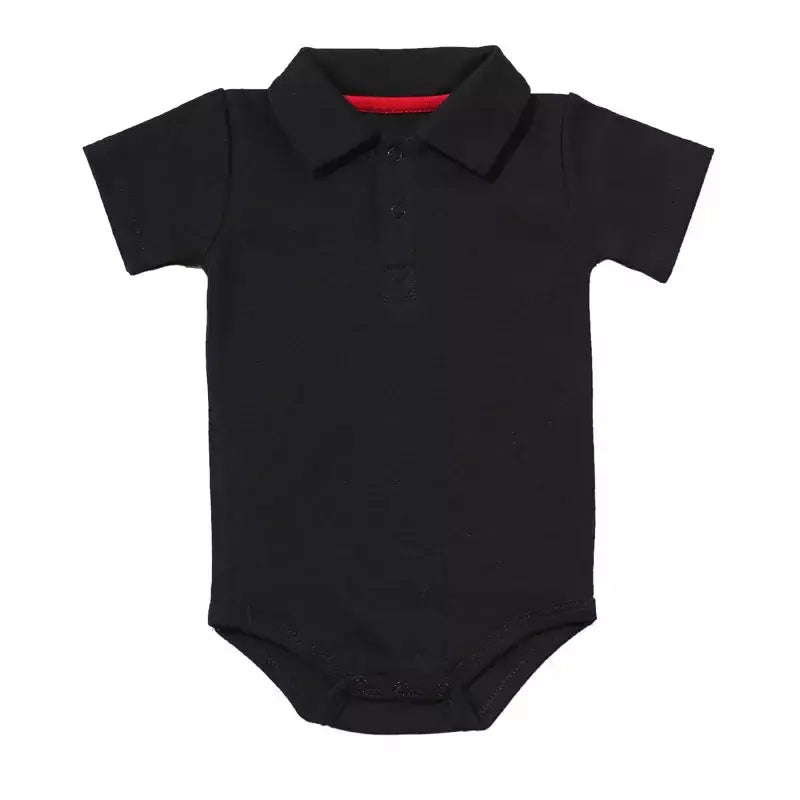 Verão bebê menino menina macacão turn-down collar infantil roupas de algodão recém-nascido macacão para 0-2y crianças bebe outfits