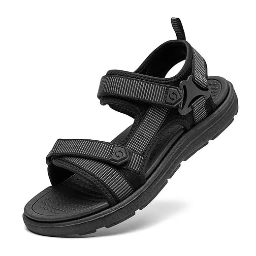 Sandálias de praia respirável ao ar livre masculinas, sapatos de verão, moda casual, plus size