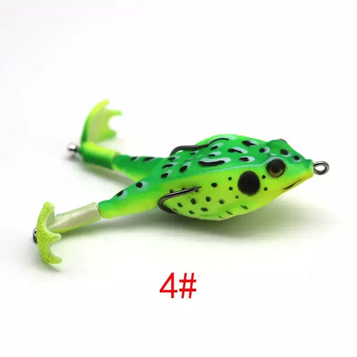 Topwater sapo isca baixo truta iscas de pesca kit conjunto realista prop sapo macio swimbait flutuante com ganchos malhas