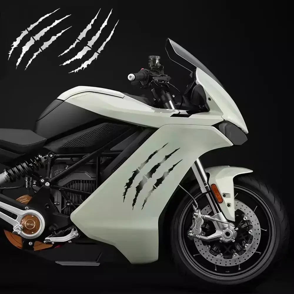 Adesivos para capacete de motocicleta, garra monstro, arranhões, listra, à prova d'água, faça você mesmo, reequipamento, tanque de combustível de moto, adesivo para corpo de carro