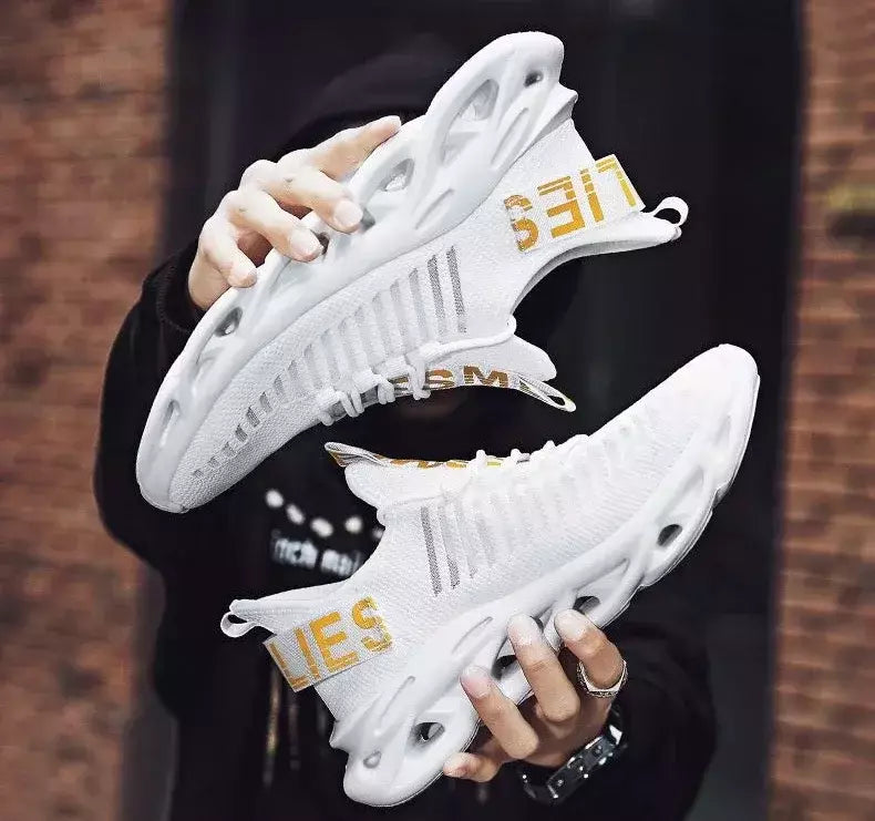 Tênis de malha respirável masculino, Sapatos casuais volumosos, Luxo, Clássicos, Tendências originais, à venda, Primavera, Outono, 2022