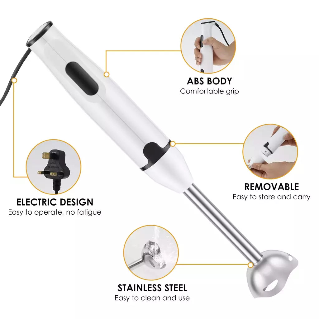 Liquidificador De Imersão De Aço Inoxidável De Grau Alimentício, Bastão Elétrico Em Casa, Gadgets De Cozinha De Molho De Purê De Sopa