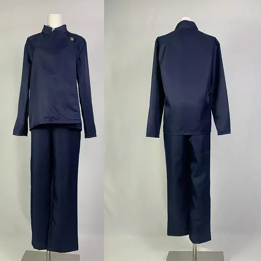 Gojo satoru cosplay traje uniforme do ensino médio terno traje de halloween masculino adulto gojo satoru conjunto completo