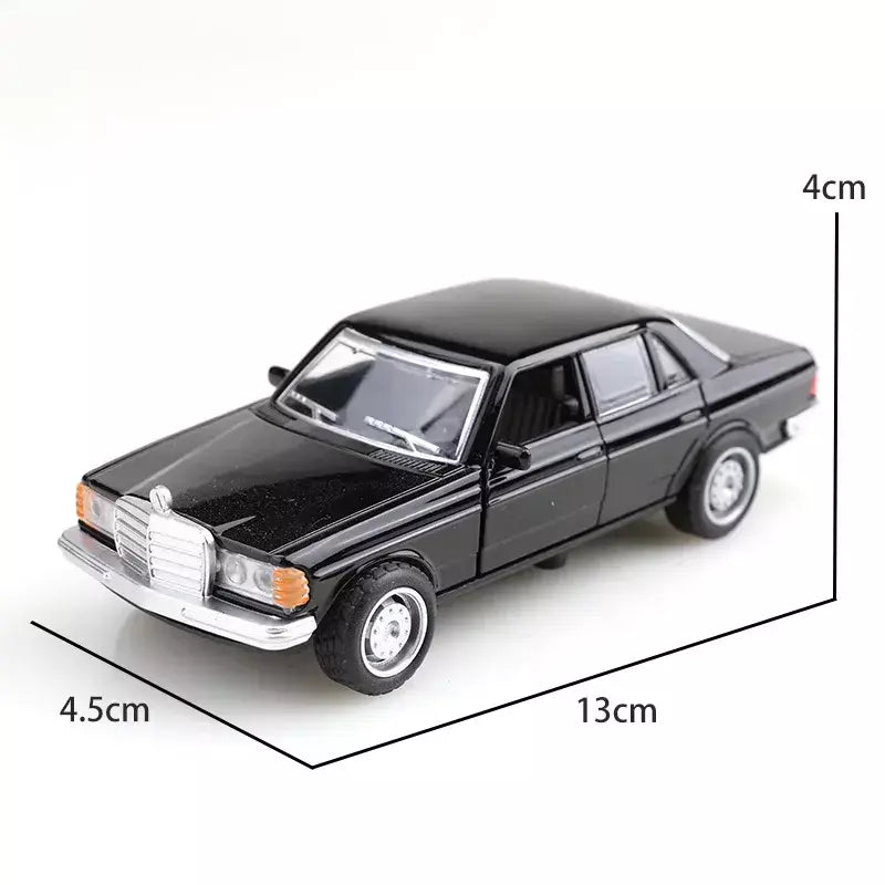 (Ensacado) 1:36 clássico classe S, modelo de carro de liga, veículo off-road simulado, carro de liga infantil, modelo de brinquedo de menino, ornamento de carro