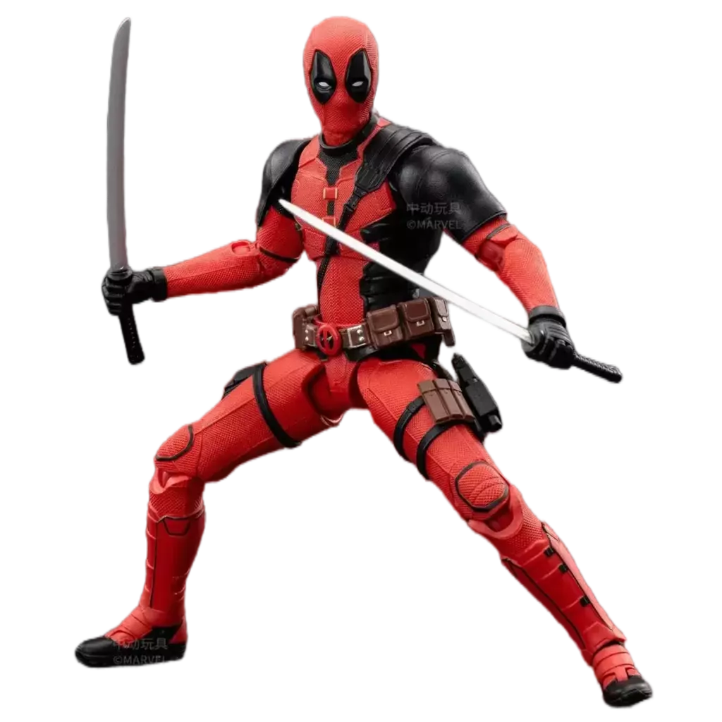 ZD Toys Deadpool & Wolverine Figuras de ação Deadpool Caixa Wolverine Coleção Figuras de ação para adultos Brinquedo infantil