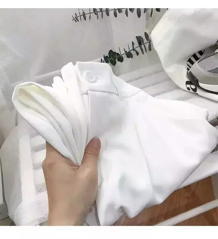Calça feminina elástica de cintura alta, calça feminina do escritório, casual solta streetwear, reta, preta, nove pontos, moda, outono, primavera